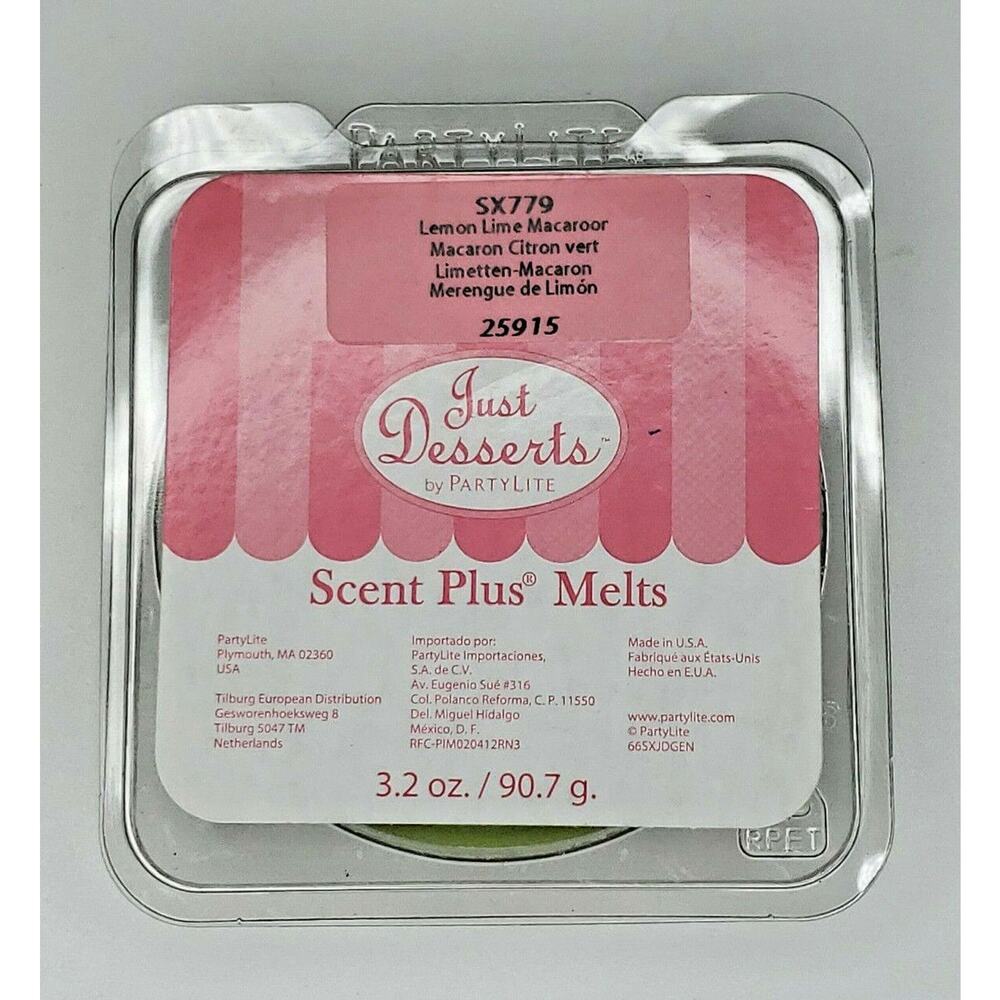 PartyLite Scent Plus Melts 9 pc Retired Scent New Lemon Lime P7E/SX779/Bin 5